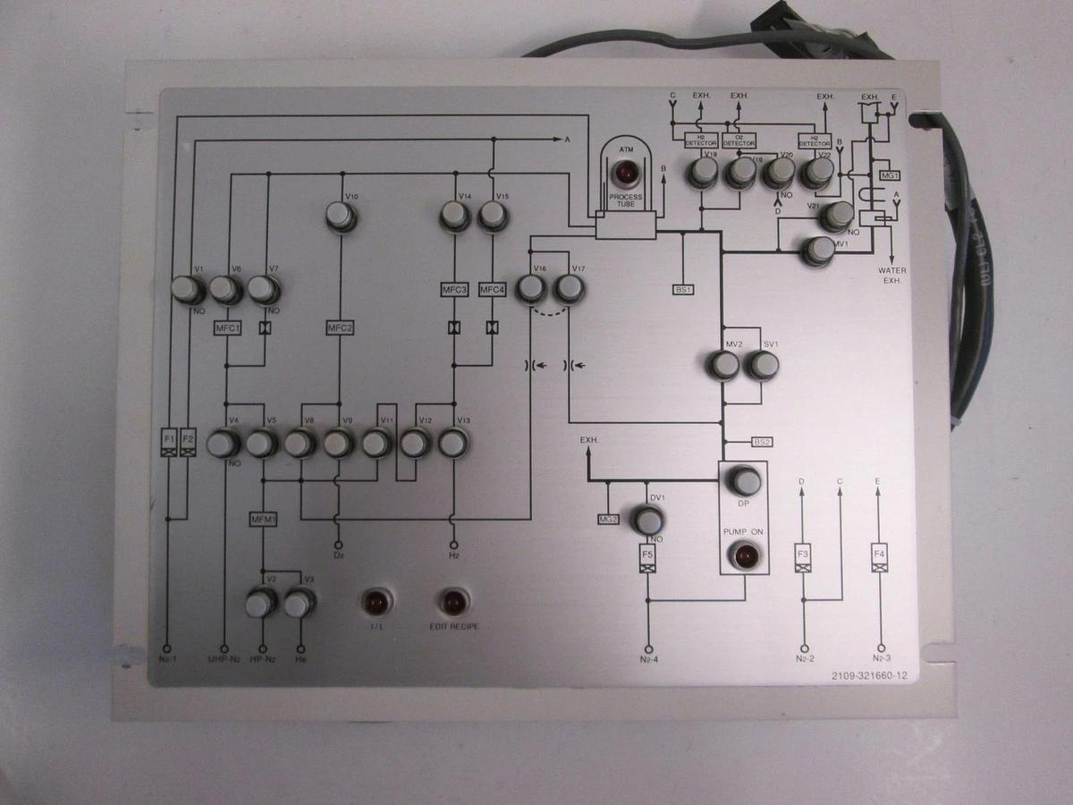 Used TEL Tokyo F/C Front Panel 2109-321660-12