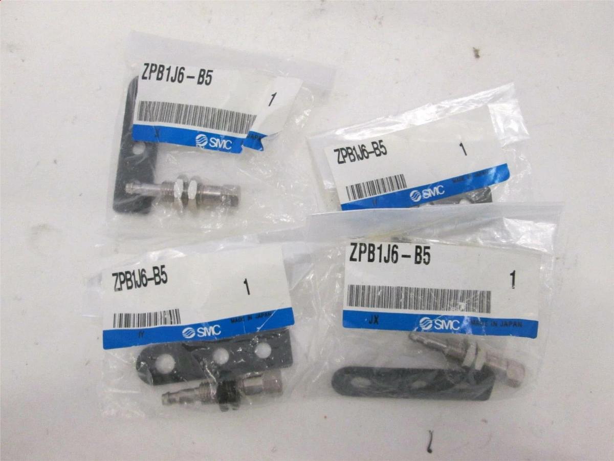 SMC, ZPB1J6-B5, Vacuum Pad Buffer, New, Lot of 4