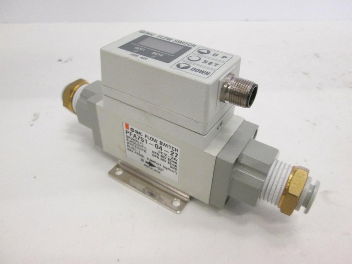 Used SMC, PFA751-04-27, Digital Flow Switch, Used