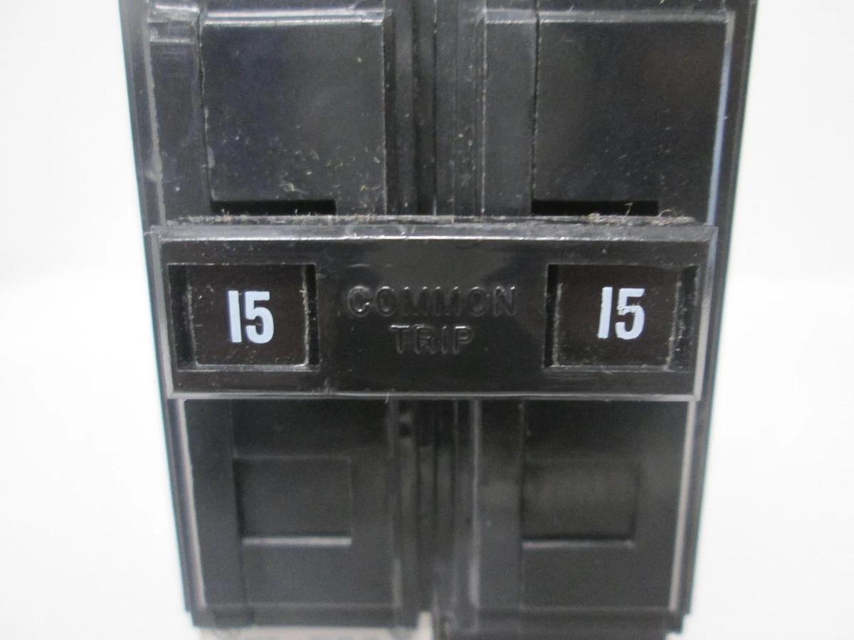 Cutler Hammer, Circuit Breaker, QC2015, 2 Pole, 15A, New