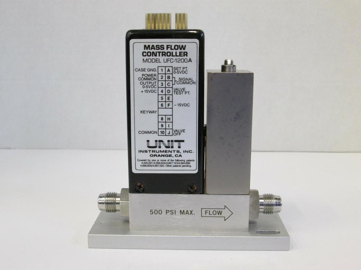 Used Unit UFC-1200A Mass Flow Controller MFC, N2, 2 SLM, 1/4" Male