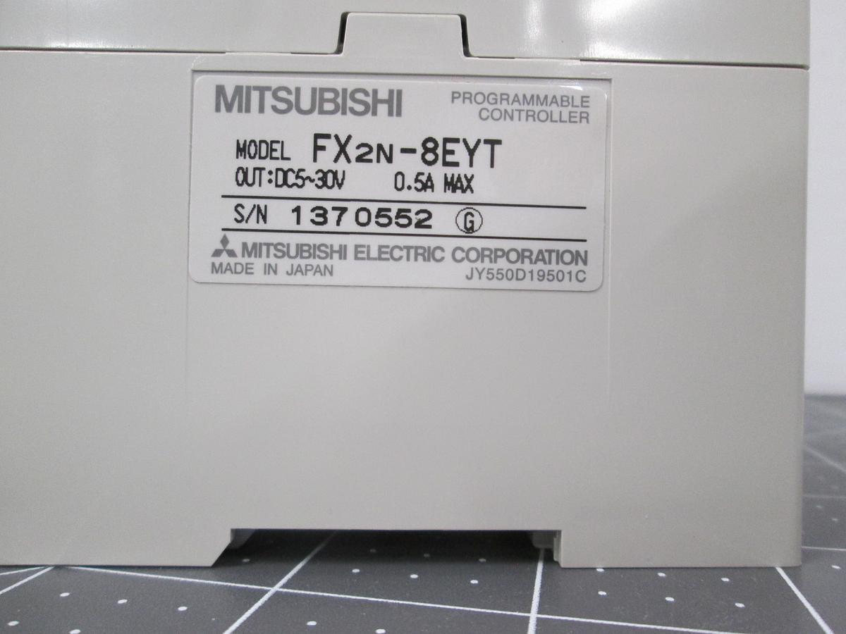 Used Mitsubishi, FX2N-8EYT, 8-Point Transistor Out Put Expansion Module