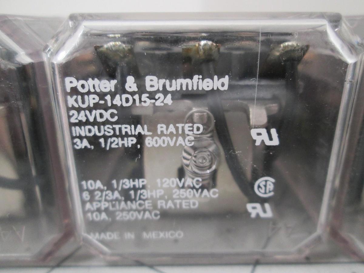 Used Potter & Brumfield, KUP-14D15-24, Power Relay, Used, Lot of 3