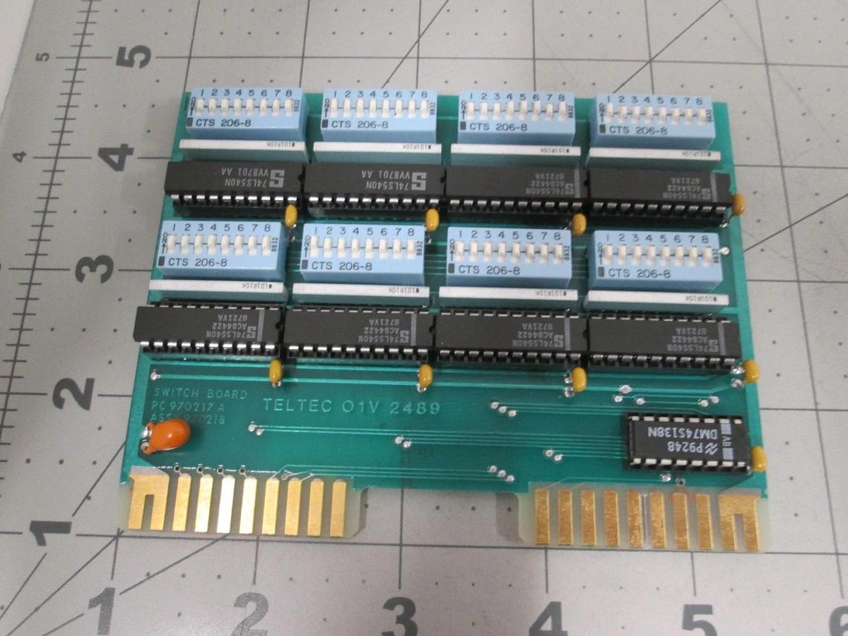 Watkins Johnson, Teltec, 970217, Switch Board PCB Assy, New
