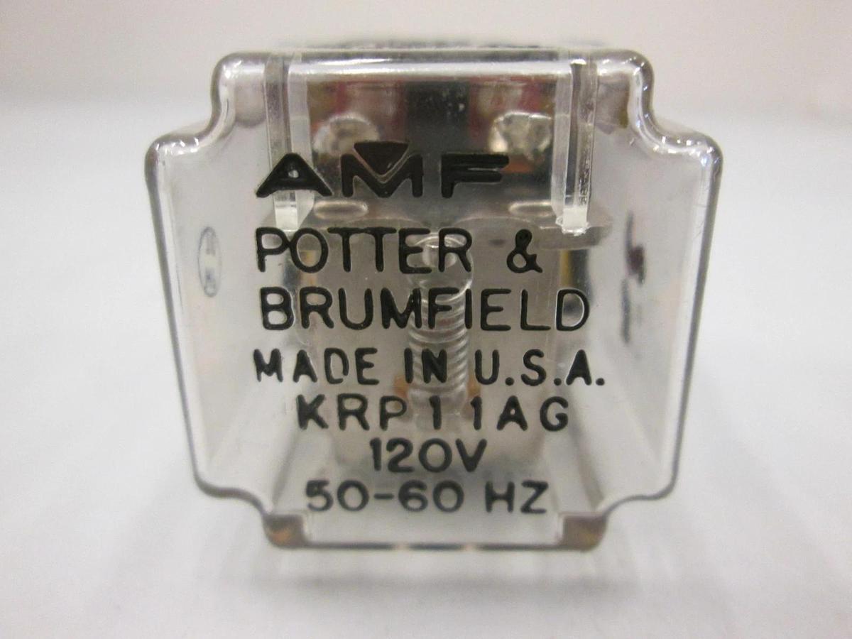 Used Potter & Brumfield, KRP11AG, 120V Relay, Used