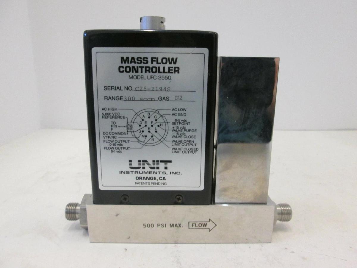 Used Unit UFC-2550, Mass Flow Controller MFC, N2, 300 SCCM, Used
