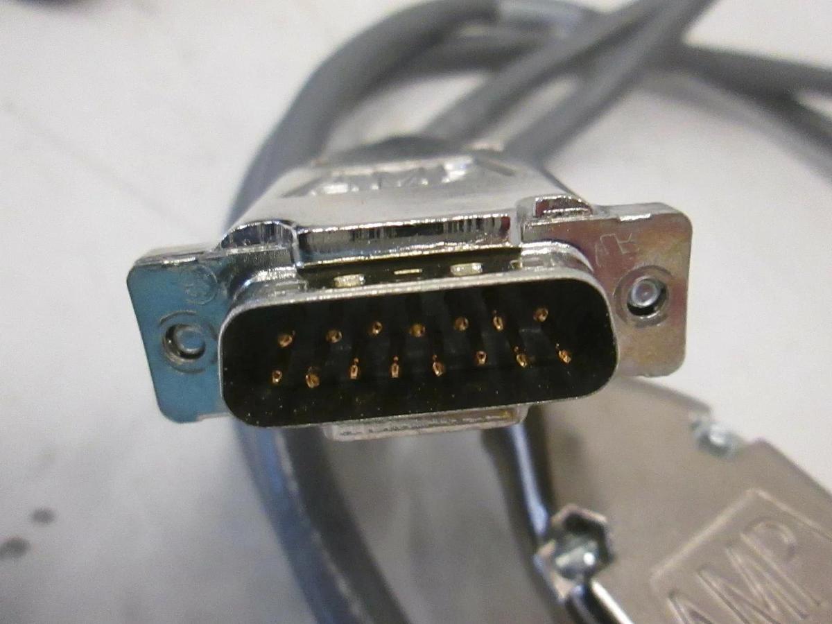 Used 9700-3185-01 Wire Cable Assy with 15 Pin Amp Connector, Used, Lot of 2