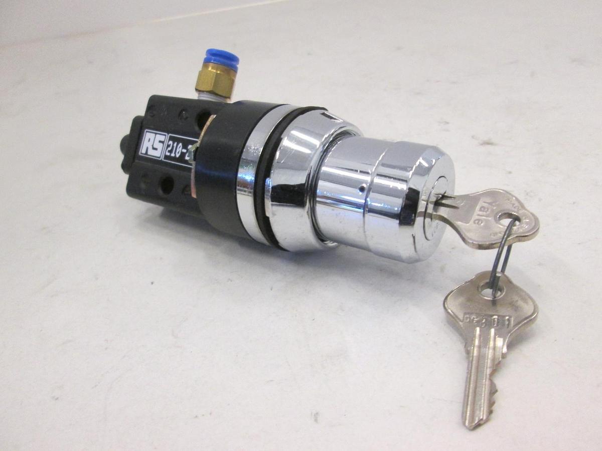 Used Norgren, Manual Piston Spool Valve w/ Keys, 03 0418 02 801, 2-10 Bar, Used