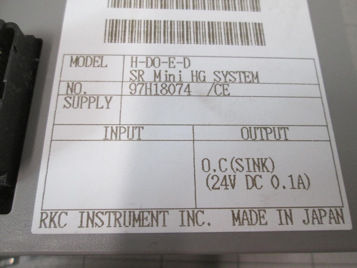 Used RKC Instrument, H-DO-E-D, SR Mini HG System, Module, Used, Lot of 2