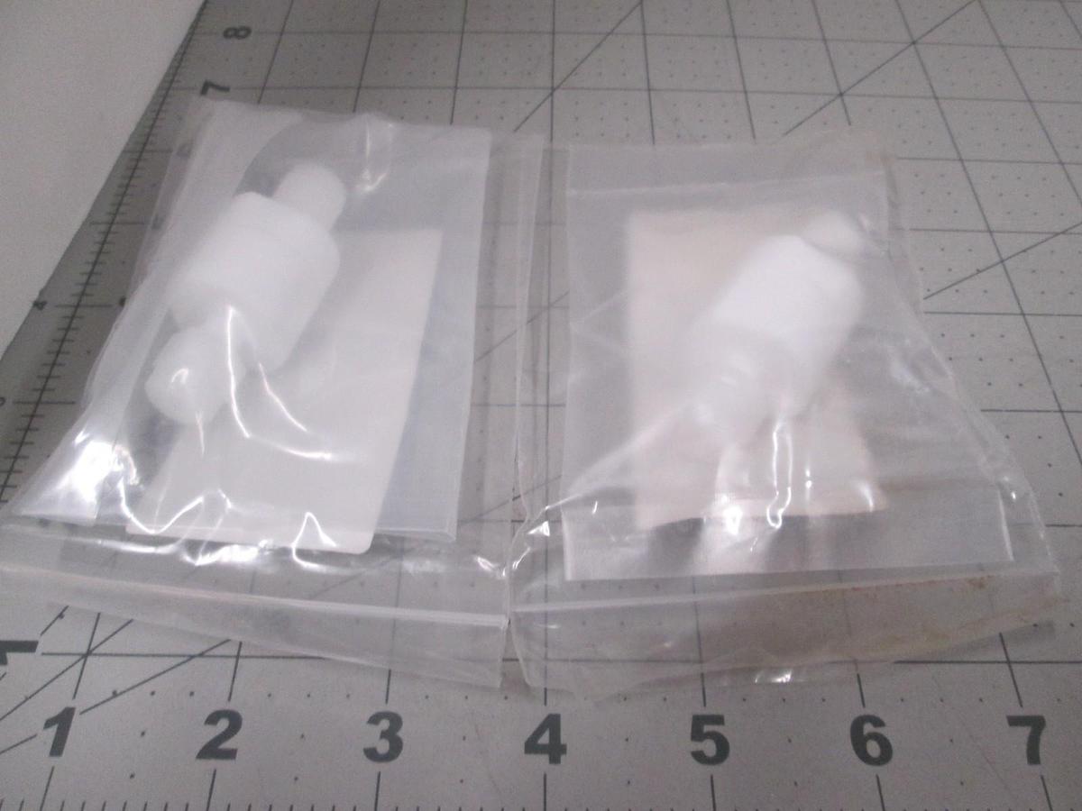 Used Furon, MCV212, Check Valve, TEF Mini, 1/8" OD 2-4PSIG, New, Lot of 2
