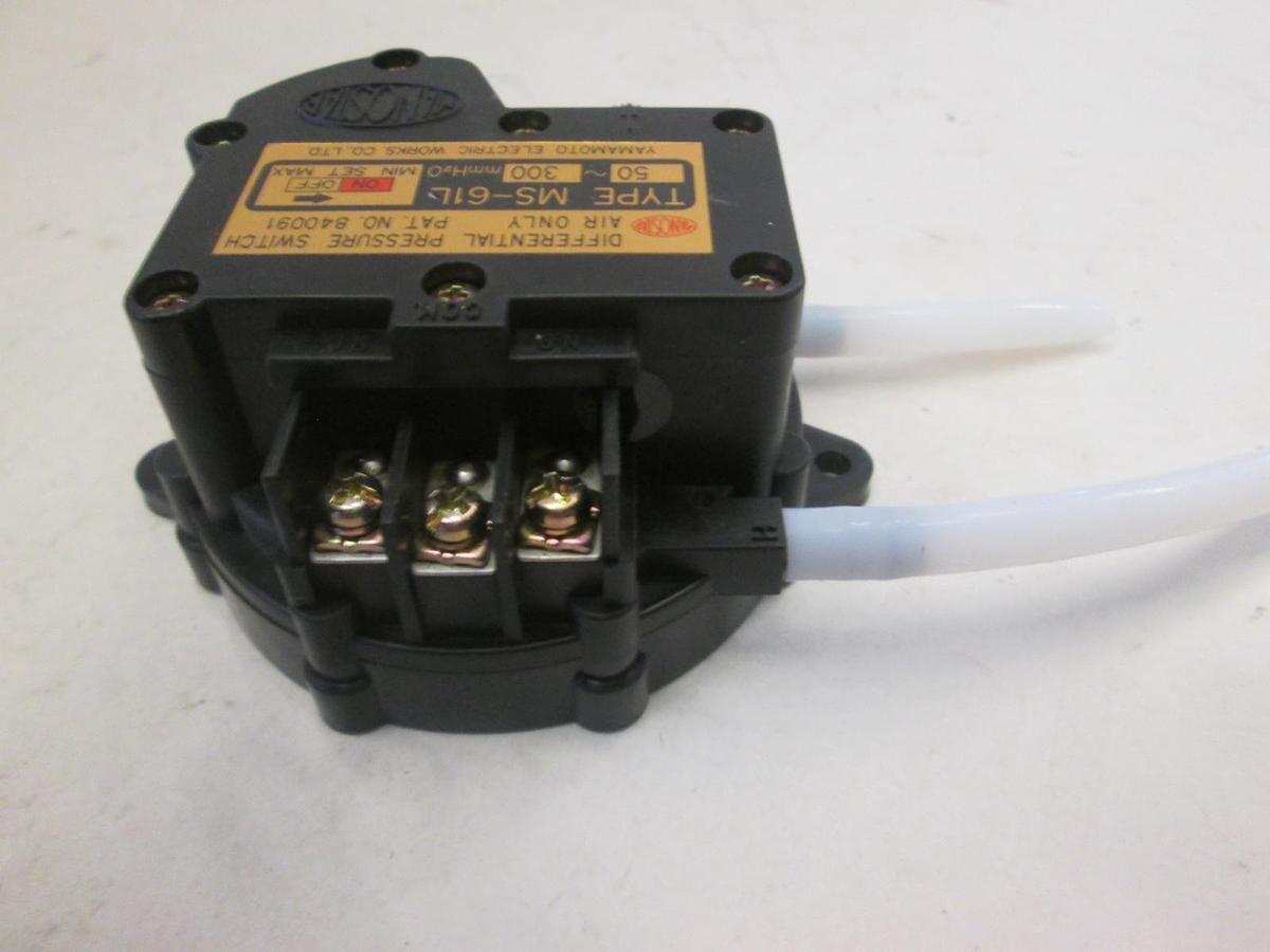 Used Yamamoto MS61L, 50 - 300 kPa, Differential Pressure Switch