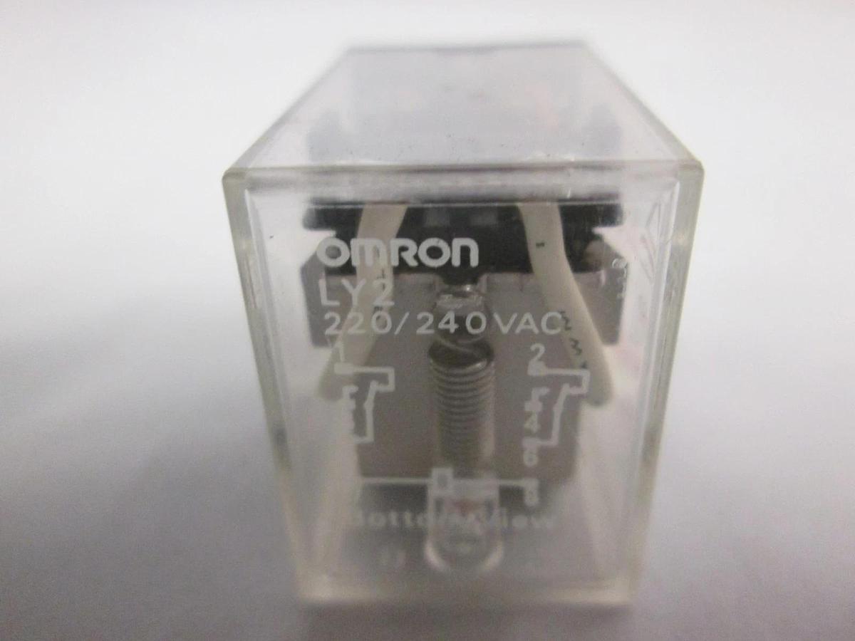 Used Omron, LY2, Relay, 220/240VAC, Used