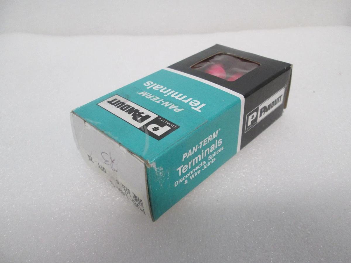 Panduit, Pan-Term Terminals, PV8-14R-Q, Stud 1/4, Wire Size 8, New, Lot of 23