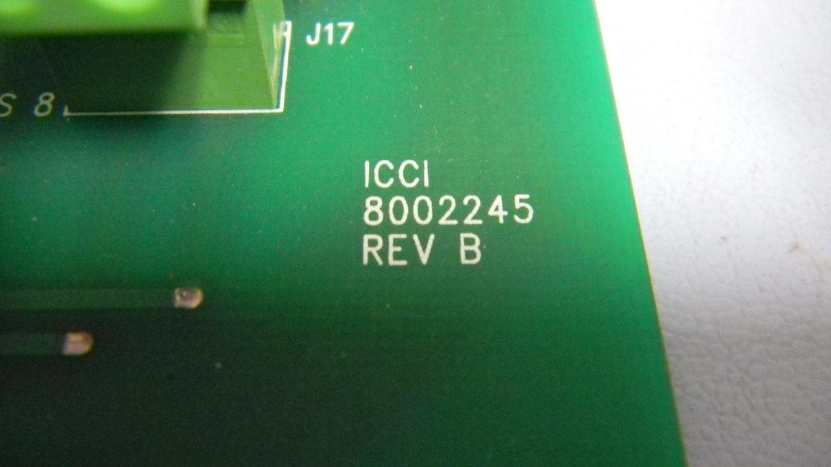 Used ICCI 8002245 Rev B, PCB Assembly, Working When Removed