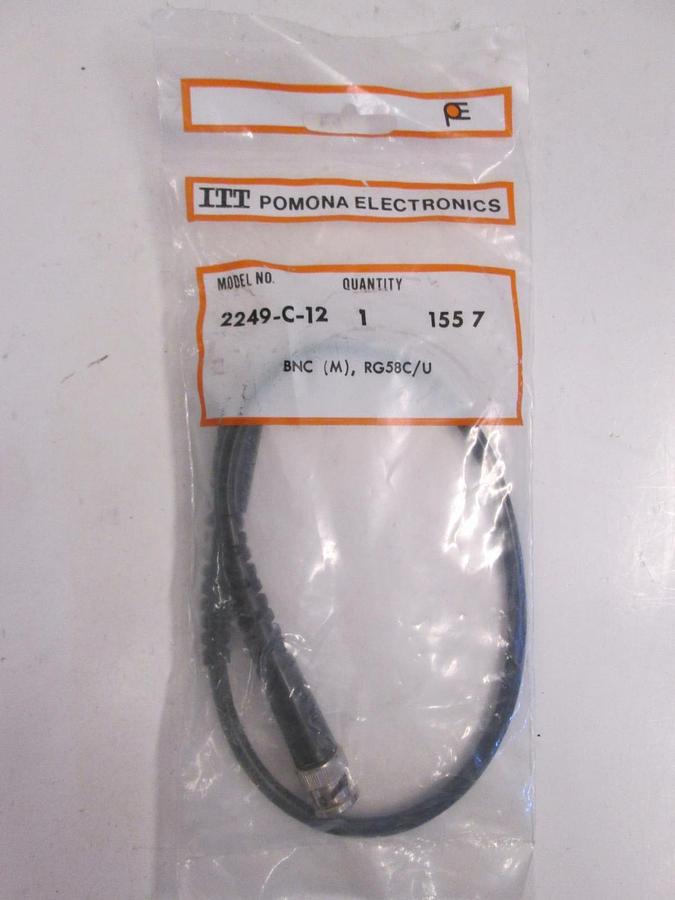 Used ITT Pomona 2249-C-12, BNC (M), RG58C/U