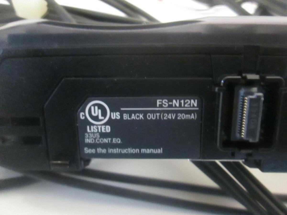 Used Keyence, FS-N12N, Photoelectric Sensor, Used, Lot of 2