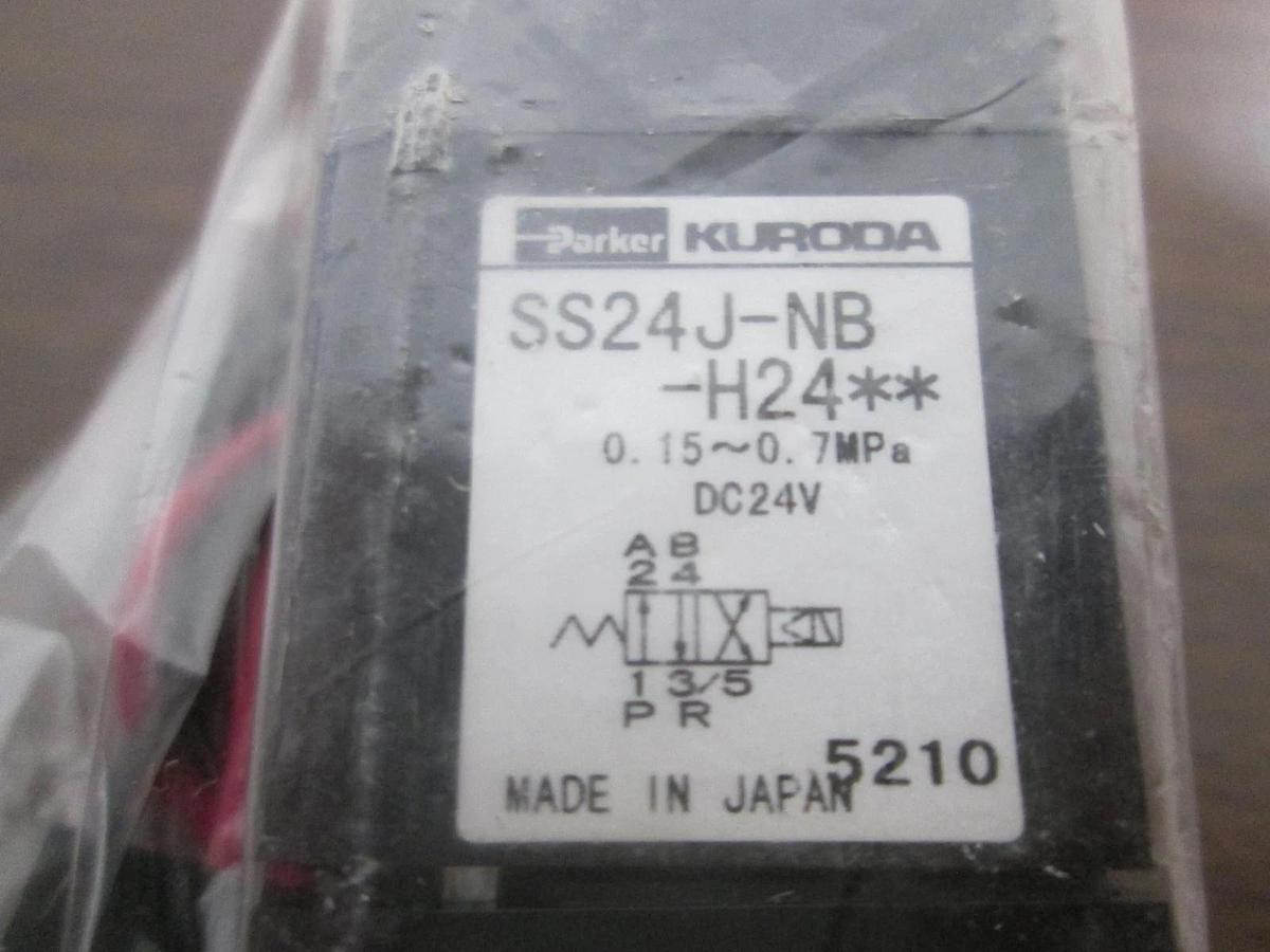 Parker, SS24J-NB-H24, Solenoid Valve, 0.15-0.7MPa, New