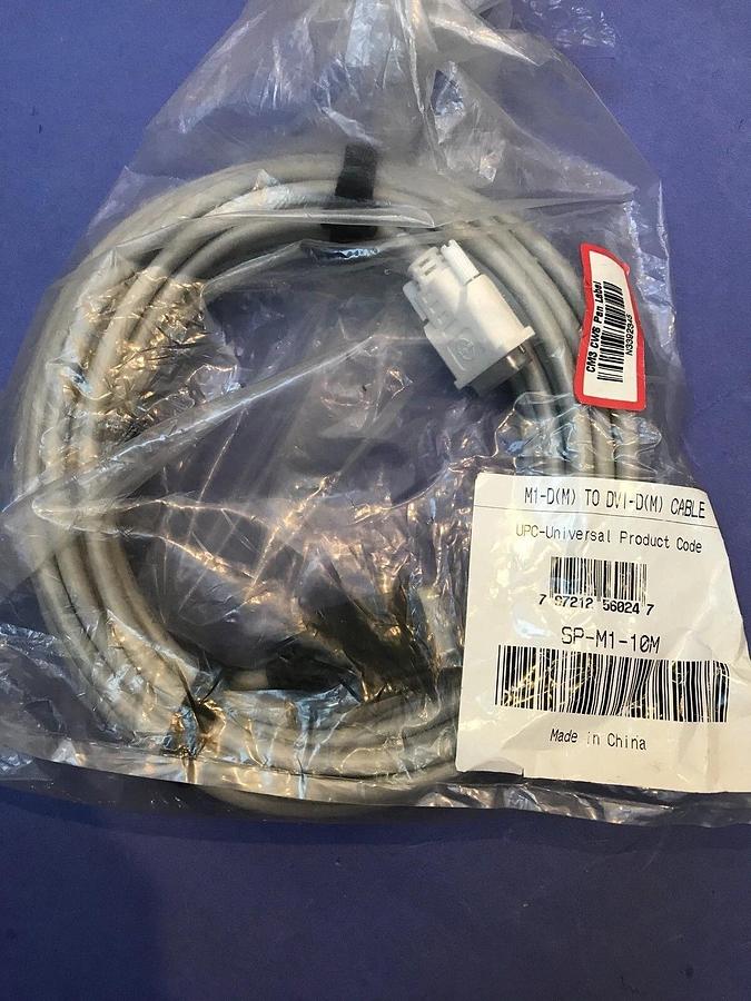 InFocus SP-M1-10M DVI-D Male to M1-D Male Cable, 33ft, New