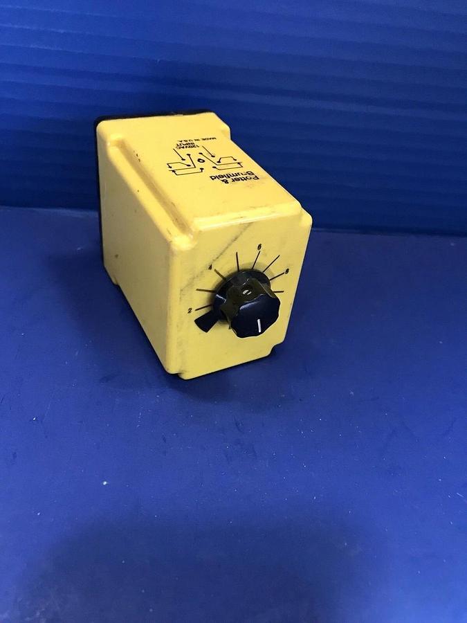 Used Potter & Brumfield CDB-38-70003 Relay, Time Delay On Operate Adj, .1-10sec, Used