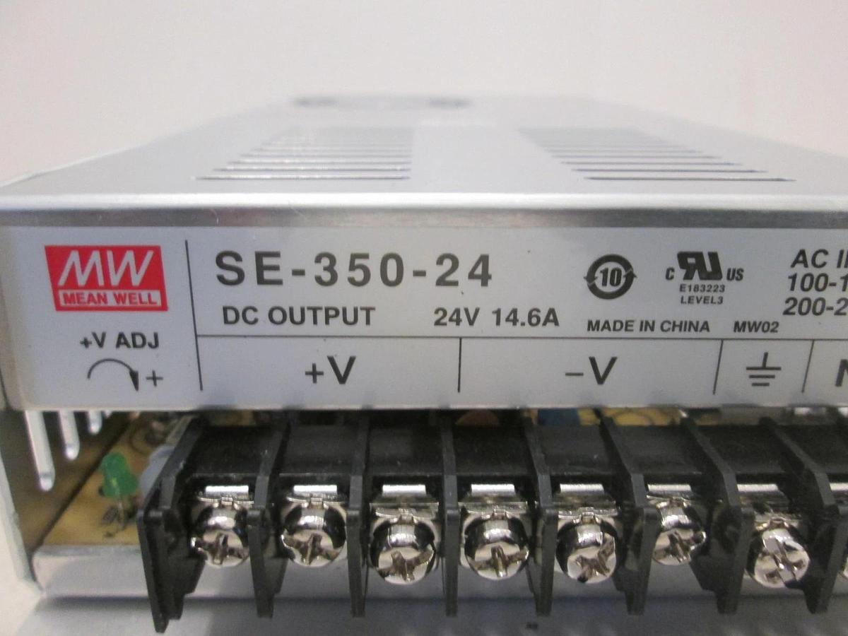 Used Mean Well, SE-350-24, Power Supply, 24V, 14.6A, Used
