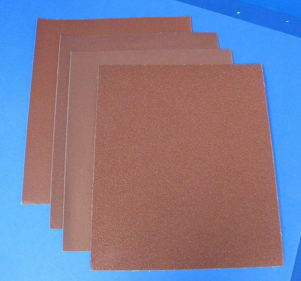 Aluminum Oxide Cloth, 9" X 11" Mixed lot of 50/100/120/180 Grit, 161 Sheets