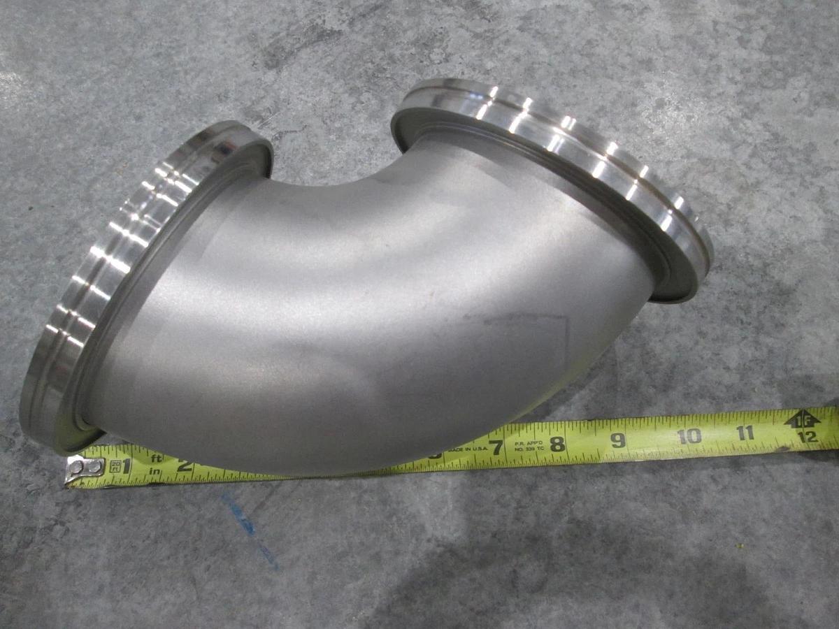 Used AMAT, 7 1/2" 90 Degree Elbow Weldment Pipe, Used