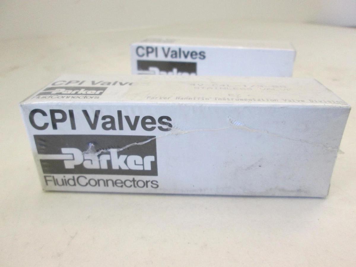 Used Parker, 4V-C4L-1/3-SS, Check Valve, New Unopened, Lot of 2