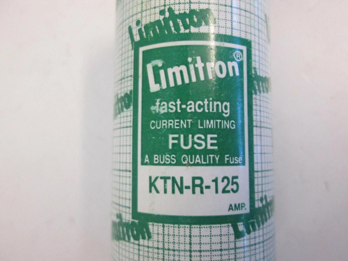 Used Bussman Limitron KTN-R-125 Fuses, 125A, Used