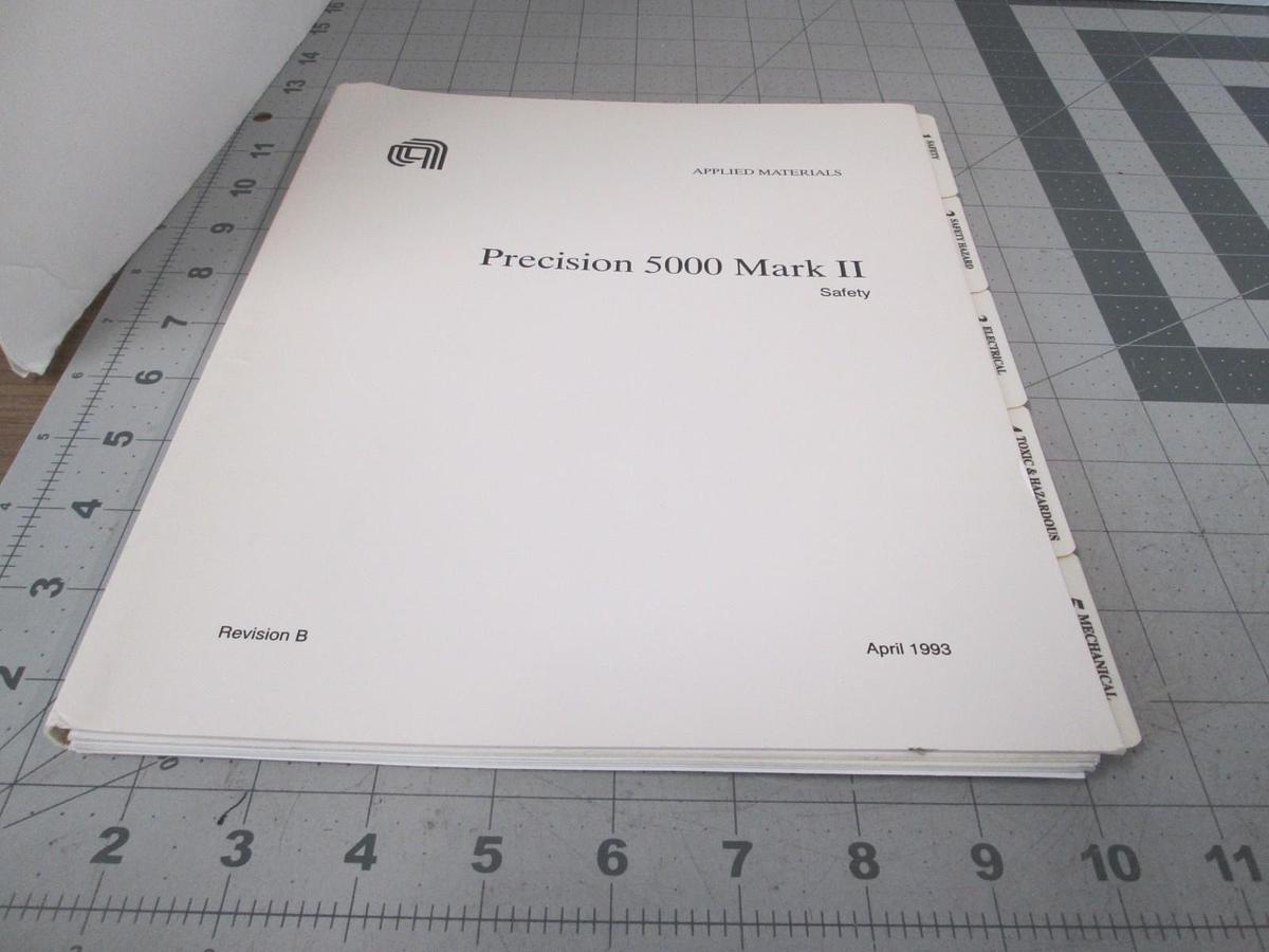 Used AMAT, Precision 5000 Mark II, Safety Manual, Used