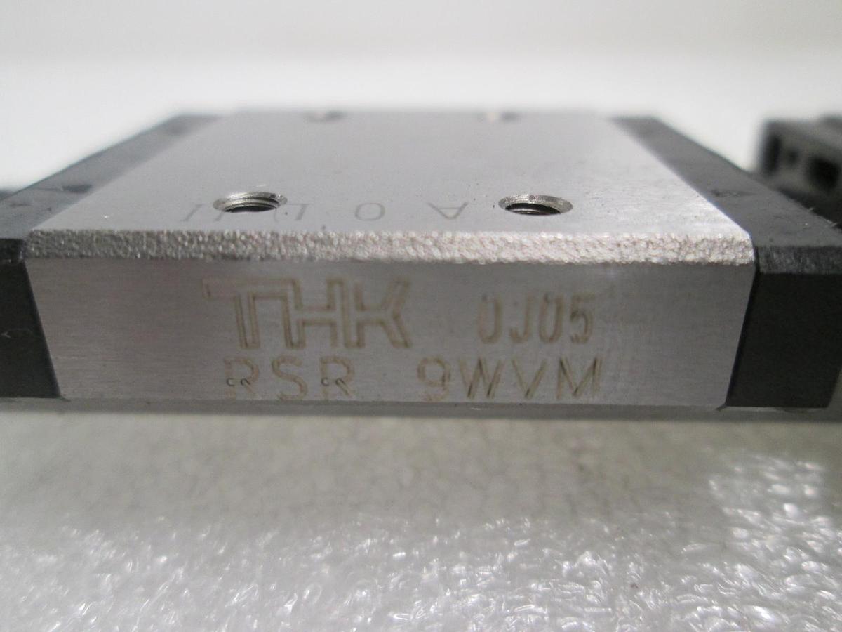 THK, RSR 9WMV (2), Linear Bearing Guide Block w/ Guide Rail, New