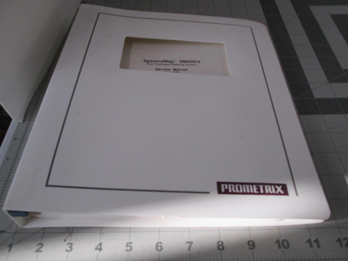 Used Tencore, SpectraMap SM200/e, Film Thickness Mapping System, Service Manual, Used