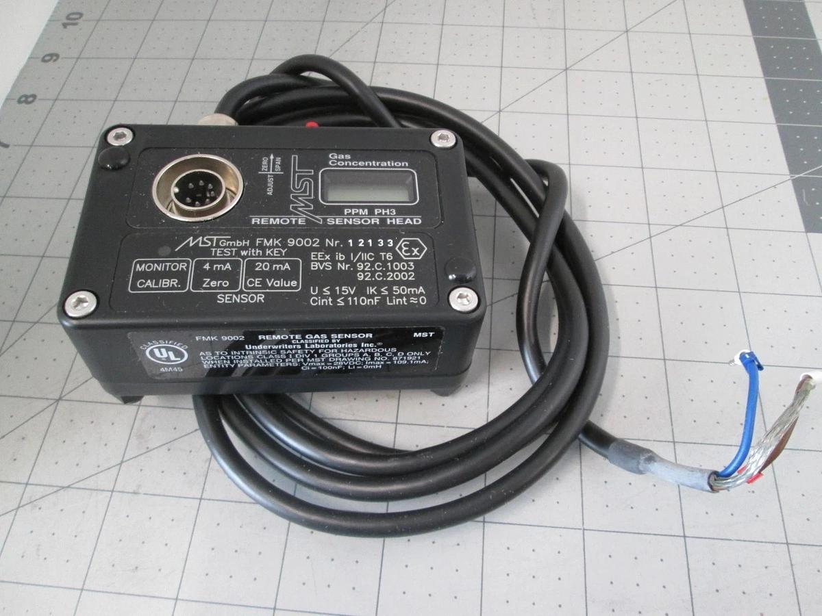 MST, FMK 9002, Remote Gas Sensor Head, PH3, New