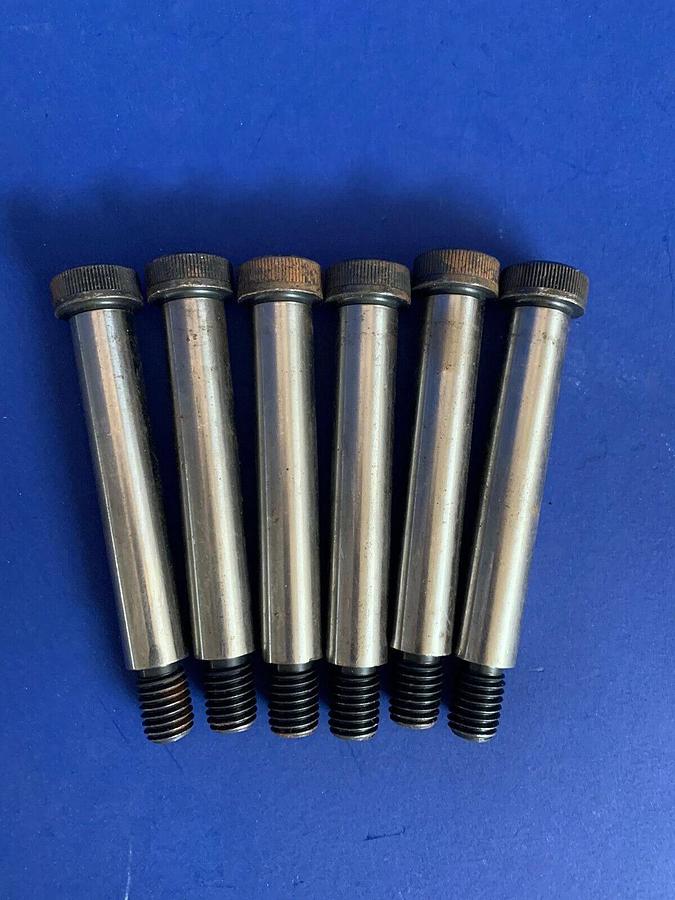 Used Stripper Bolt with Socket Head 5/8" x 3-1/2", Lot of 6, Used