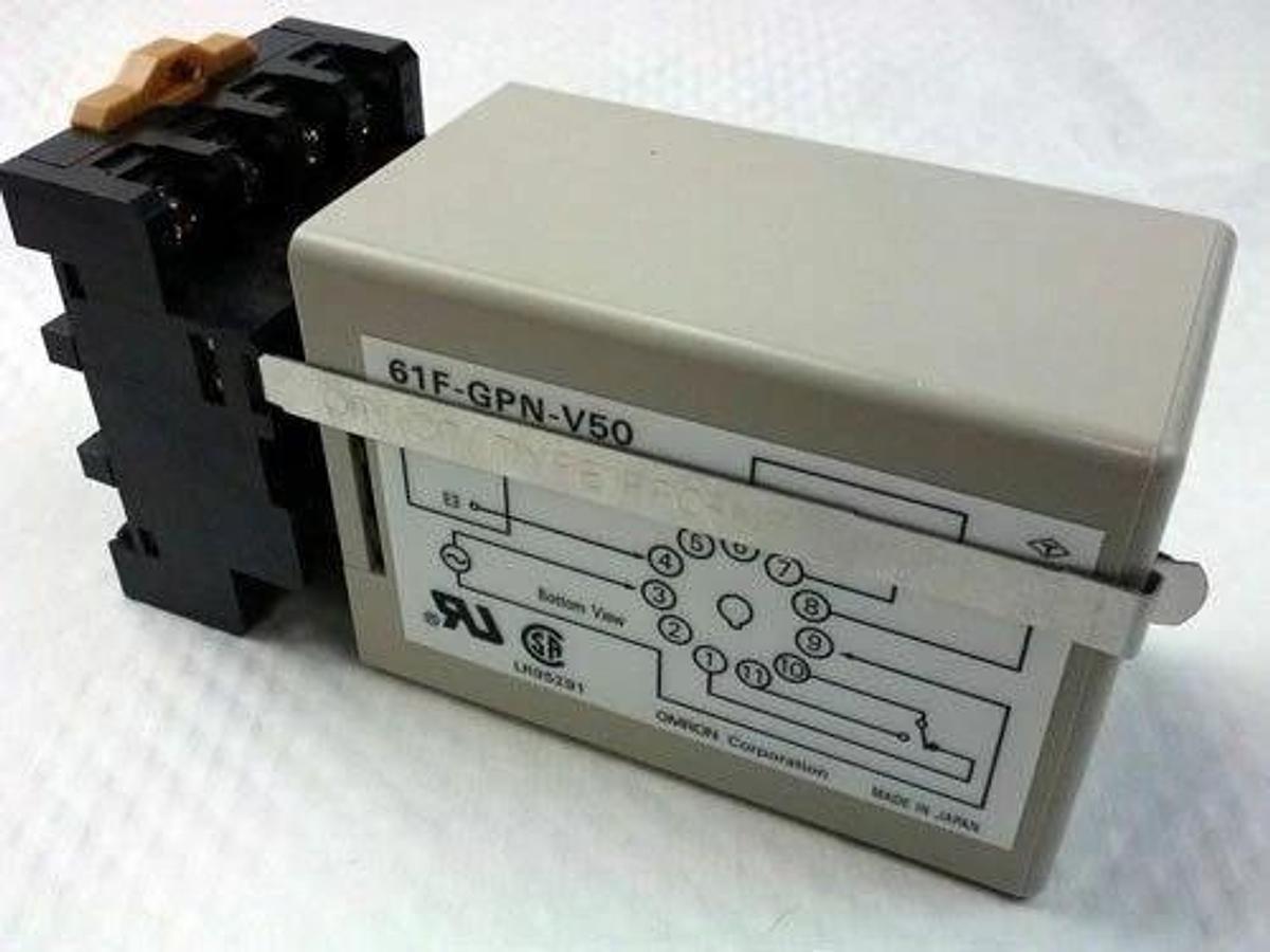 Used Omron 61F-GPN-V50 Water Leak Detector,  Used, pulled from a working tool