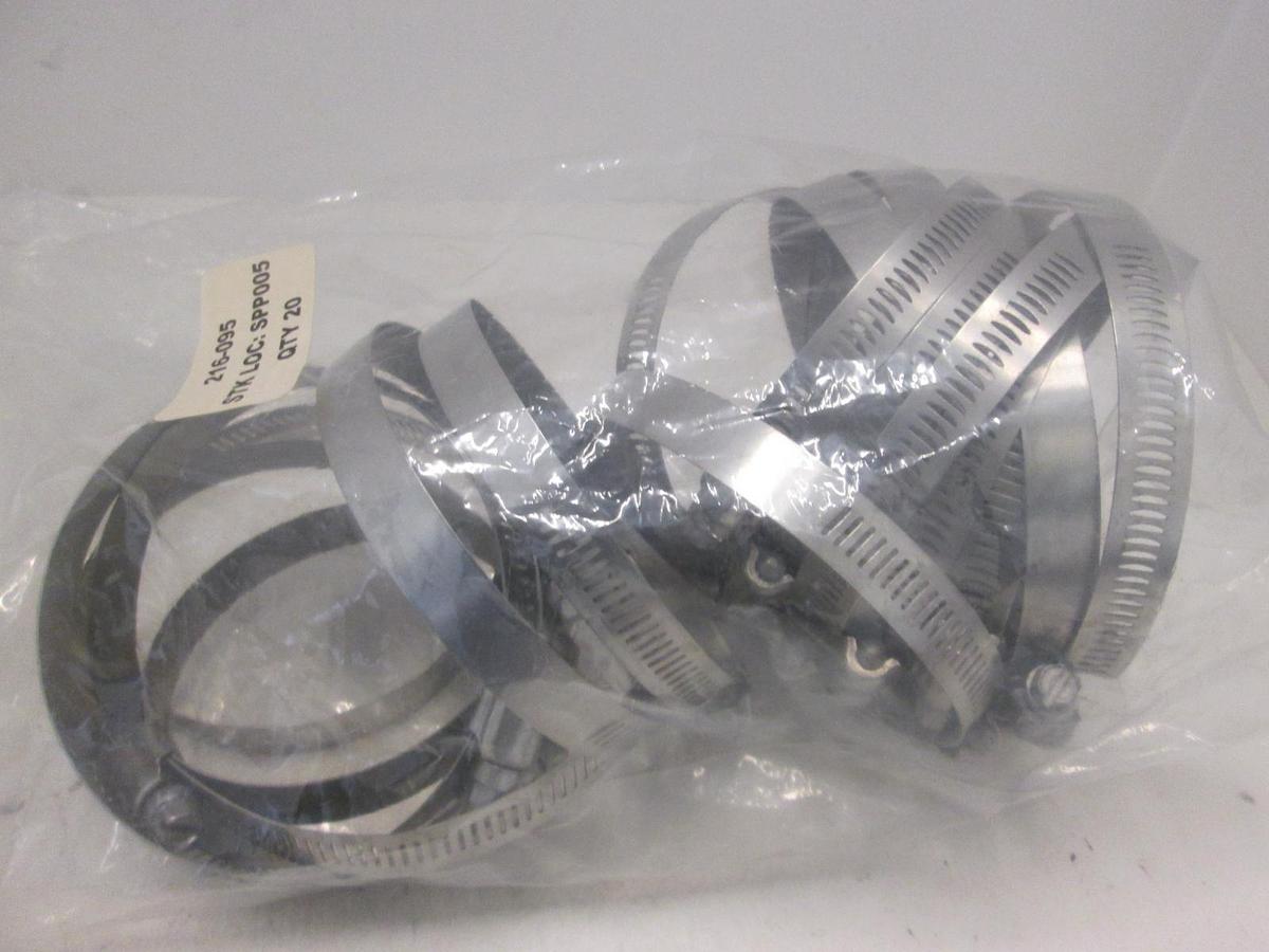 RYAN HERCO, 0950-052, HOSE CLAMP, 2.81" to 3.75" range , New, Lot of 20