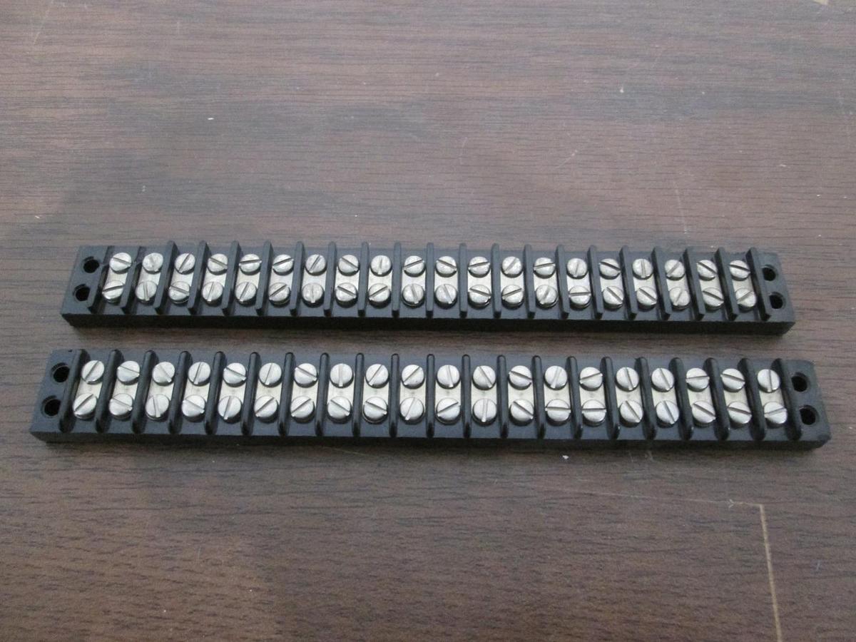 Used Cinch, 20 Position Terminal Block, Used,  Lot of 2