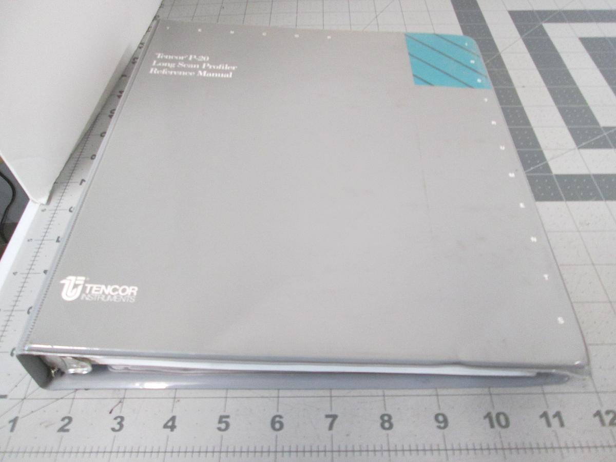 Used Tencore, P-20, Long Scan Profiler Reference Manual, Used