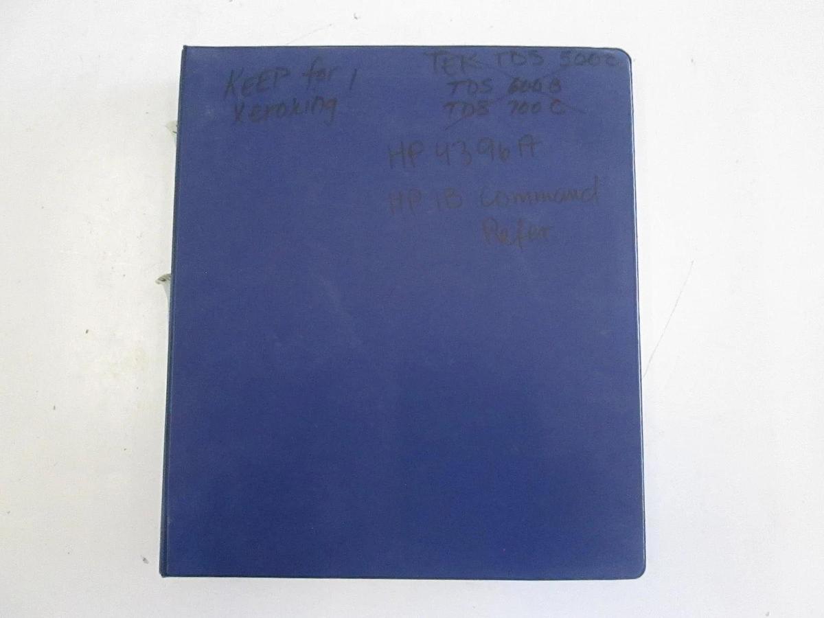 Used HP 4396A Network/Spectrum Analyzer HP-IB Command Reference, Used