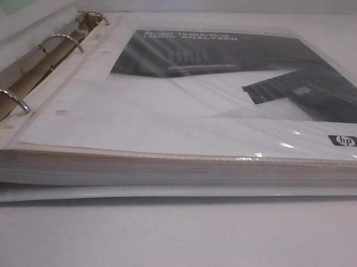Used HP 1630A/D/G Logic Analyzer Operating and Programming Manual, Used
