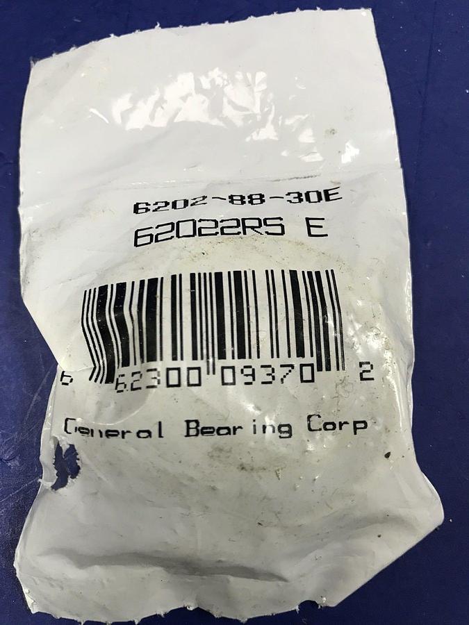 General Bearing 6202-88-30E Ball Bearing, 35mm OD x 15mm Bore, Lot of 5 New