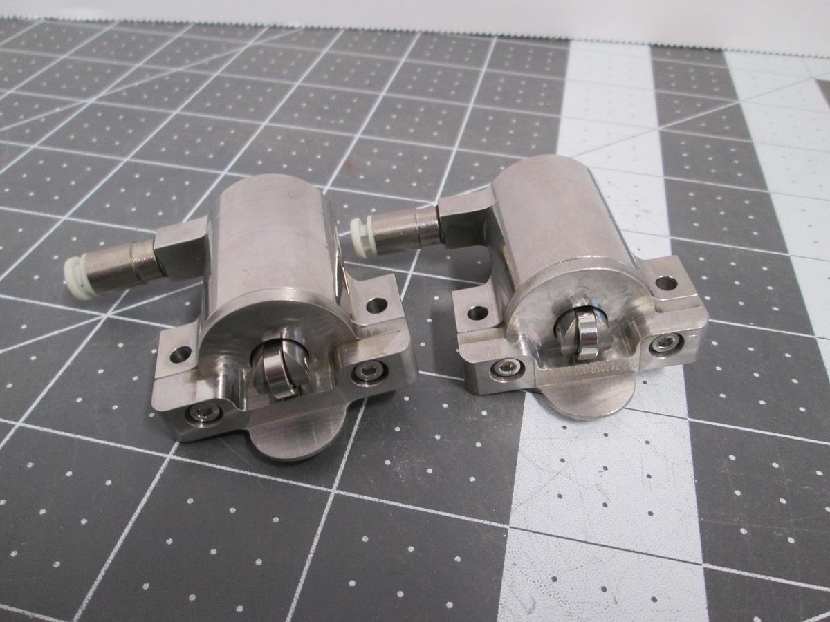 Used Lot of 2 OEM Semiconductor Gas Valve Actuator Stainless 2006-717055-000-03P