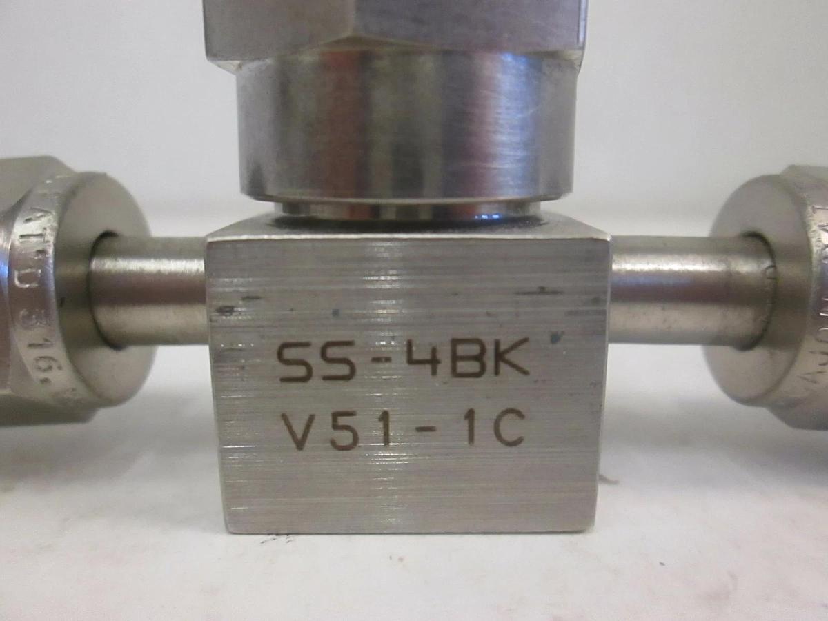 Used Swagelok Bellows Sealed Valve SS-4BK-V51-1C, Used