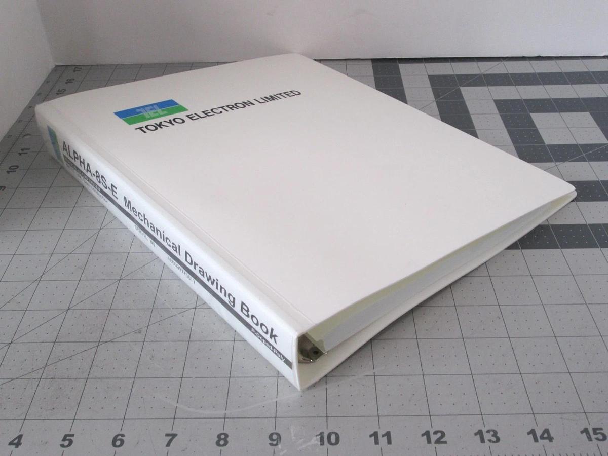 Used TEL Tokyo, ALPHA-8S-E, Mechanical Drawing Book P-Doped-Poly, Used
