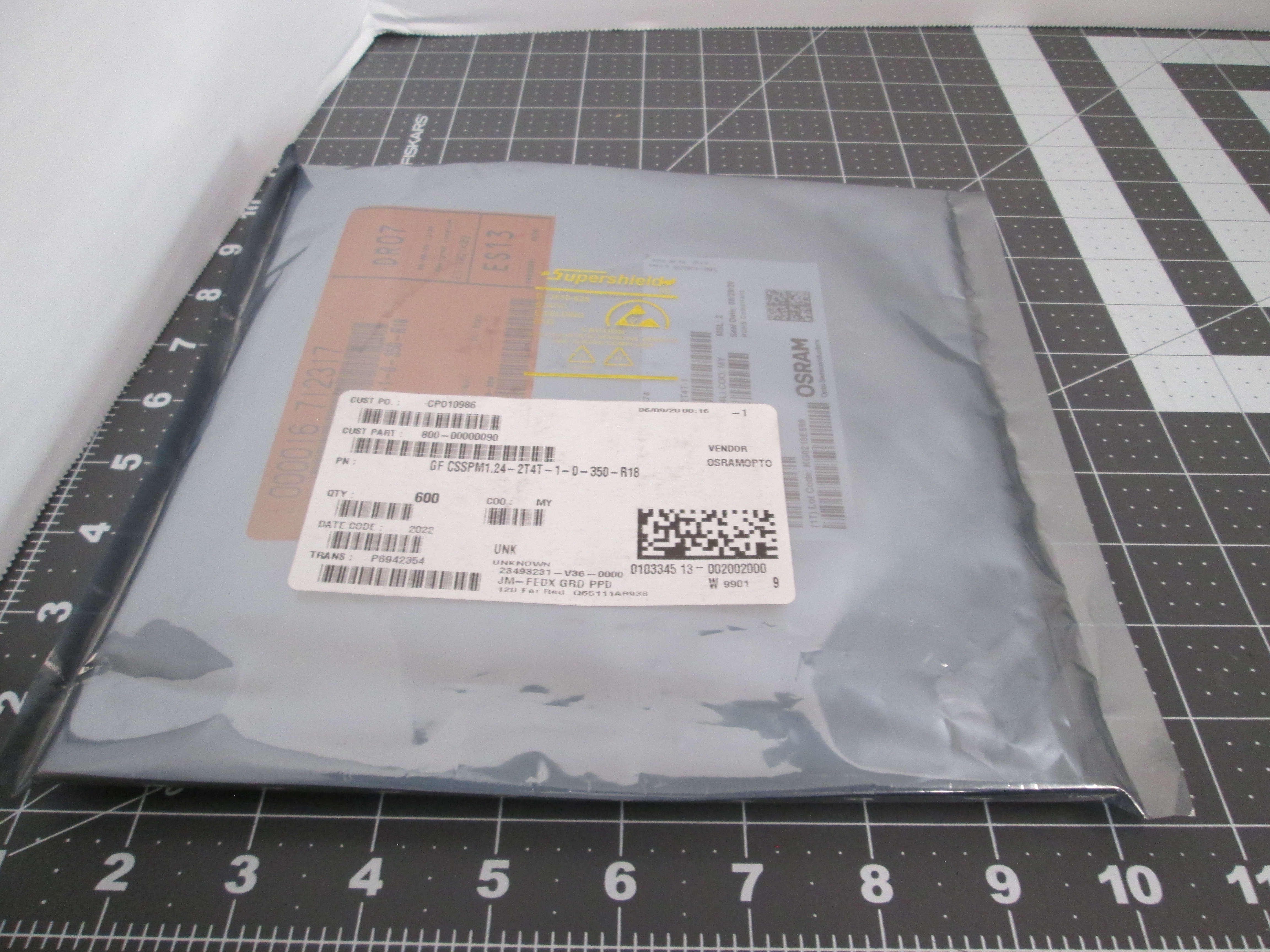 OSRAM, Gf CSSPM1.24-2T4T-1-0-350-R18, Far Red LED 600pcs New
