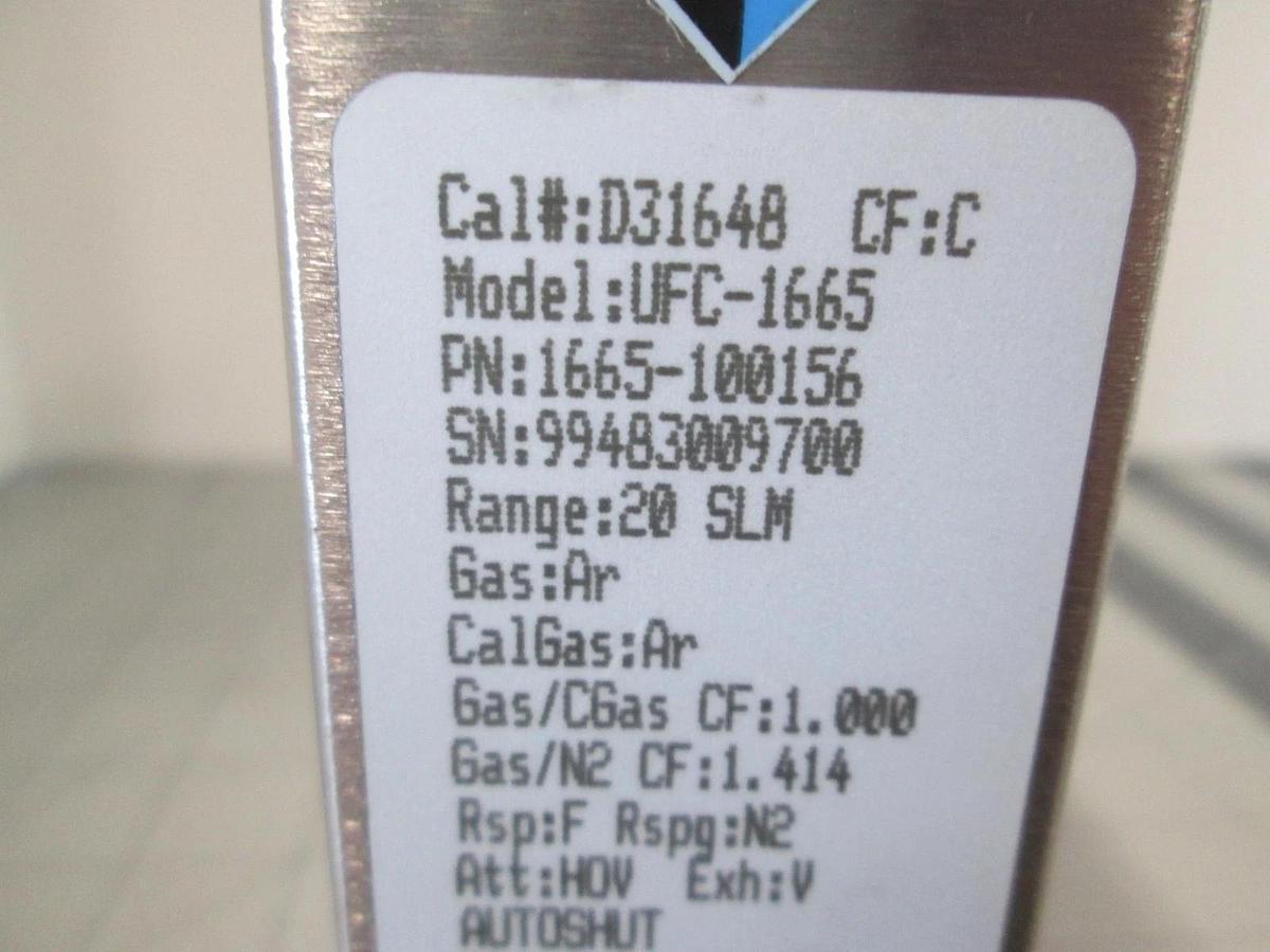 Unit, UFC-1665, Ar, 20 SLM, Mass Flow Controller, New