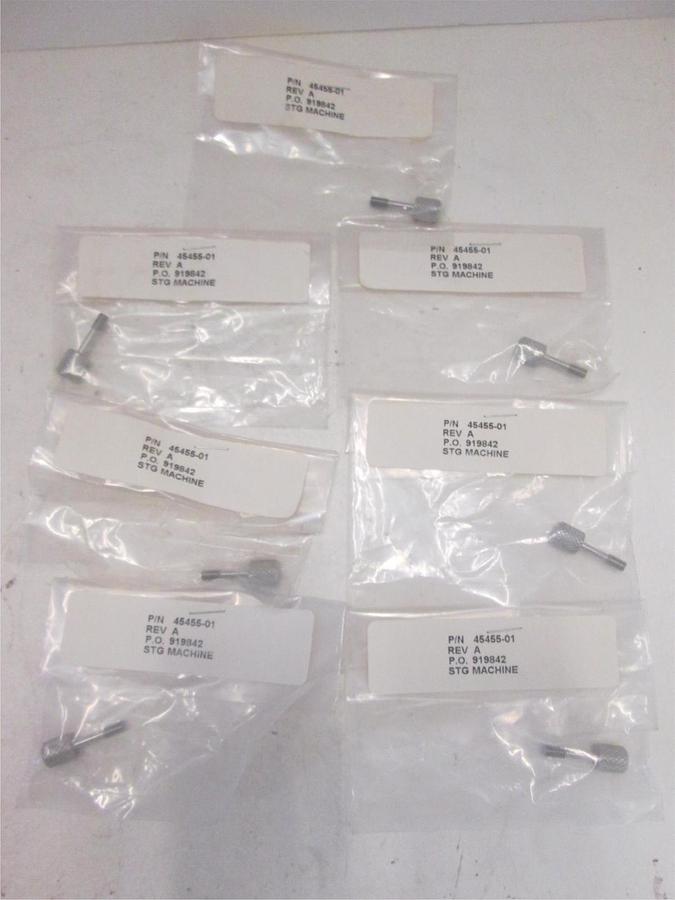STG MACHINE THUMB KNOB SCREW, 45455-01, New, Lot of 7