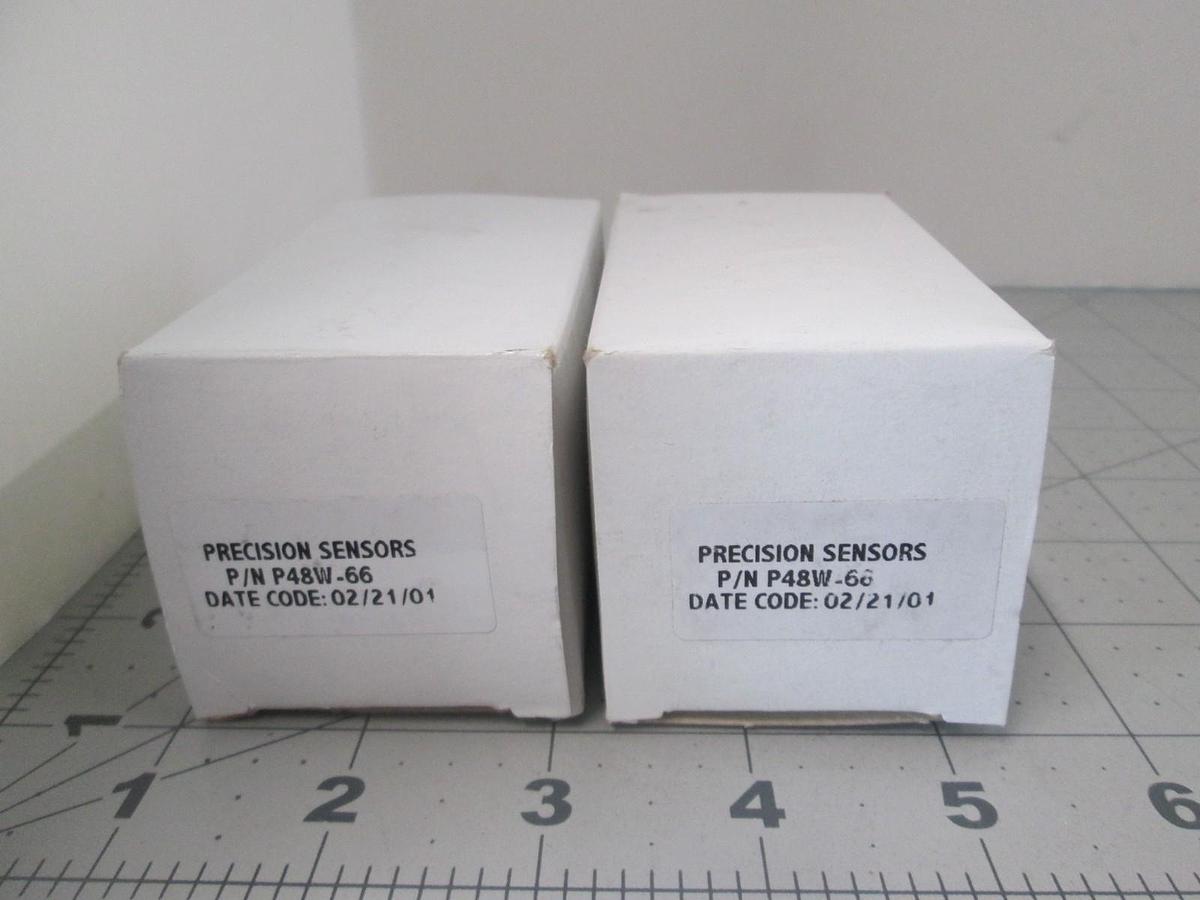 Precision Sensors, P48W-66, Pressure Switch, New, Lot of 2