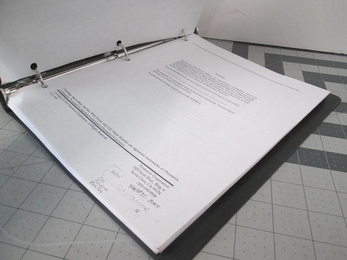 Used Prometrix, OmniMap RS35e Resistivity Mapping Maintenance Manual, 04-0083, Used