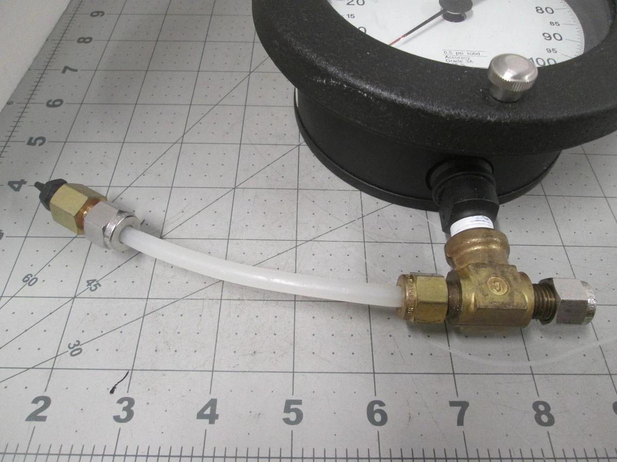 Used Ashcroft, Test Gauge, 0-100 PSI, Bottom Mount, Used