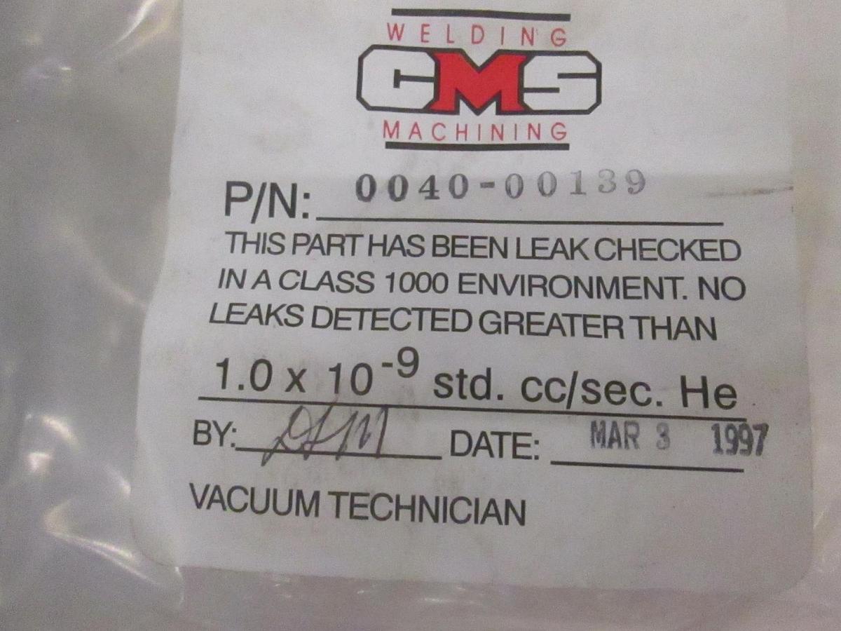 Used AMAT, INLET FITTING, AFC, VCO, 0040-00139, New